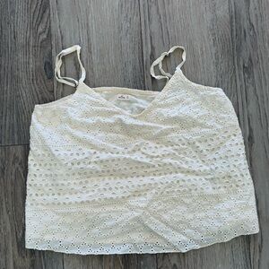 Hollister white tank
